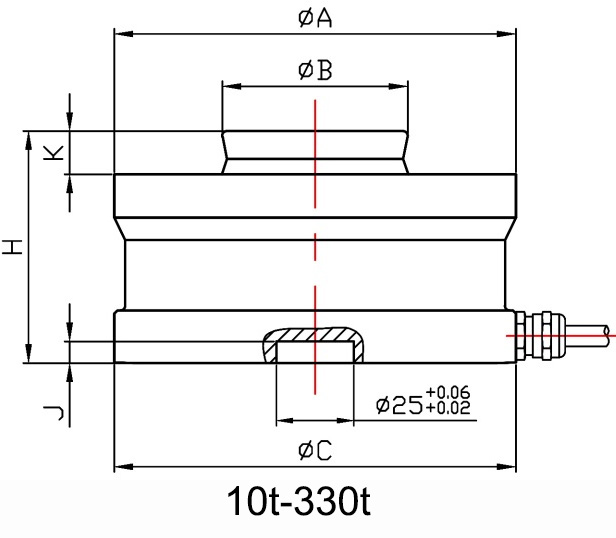 壓力傳感器CAZF-Y60外形尺寸圖2