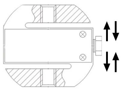 拉壓力傳感器CAZF-LS58受力方式圖 拉壓力傳感器CAZF-LS58受力方式圖