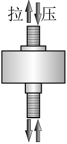 拉壓力傳感器CAZF-LY25.4受力方式圖 拉壓力傳感器CAZF-LY25.4受力方式圖