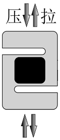 拉壓力傳感器CAZF-LS35受力方式圖 拉壓力傳感器CAZF-LS35受力方式圖