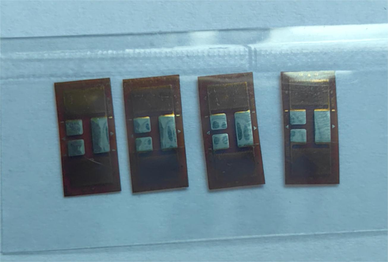 金屬應變片實物圖